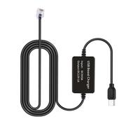 EXQIOUR Câble de connexion d'alimentation USB type C vers RJ11 5 V 3 A vers 12 V pour accessoires électroniques de voiture USB C