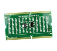 EXQIOUR Carte de test de mémoire DDR4 avec indicateurs LED et bidirectionnel pour diagnostic précis des cartes mères d'ordinateur portable Testeur de mémoire bidirectionnel