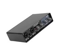 EXQIOUR Carte son externe USB professionnelle - Adaptateur de microphone - Transparent - 24 bits - 192 kHz - 3,5 mm - Port pour streaming vocal
