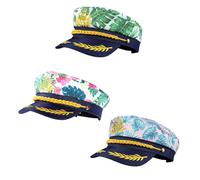 EXQIOUR Chapeau de capitaine de jeu de rôle pour adulte, cosplay, yacht, fête, uniforme marin pour thématique, accessoire de scène