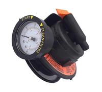 EXQIOUR Ensemble de décompression d'air manuel avec manomètre Vannes à haute efficacité pour partie de piscine Facile à utiliser Vannes de décharge d'air manuelles à haute efficacité pour piscine