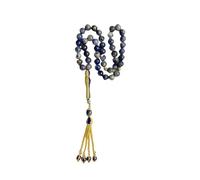 EXQIOUR Exquis bracelets de perles en pierre précieuse dorée pierres précieuses naturelles élastiques cadeaux pour femmes hommes perles en pierre, One Size, Comme décrit