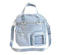 EXQIOUR Itabag Sac à dos Harajukus Sac à bandoulière décontracté Sac à main Sac à main polyvalent pour femmes filles Cadeaux Itabag, bleu, Single bag