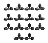 EXQIOUR Lot de 14 raccords de tuyau d'eau de 16 mm pour irrigation goutte à goutte professionnelle dans les fermes et les jardins domestiques, systèmes d'arrosage agricoles haute efficacité