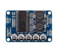 EXQIOUR Lot de 2 amplificateurs professionnels 35 W à canal unique - Large plage de tensions de 10 V à 30 V pour améliorer le module sonore de la carte son