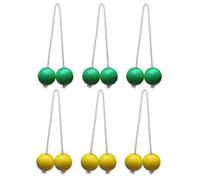 EXQIOUR Lot de 6 balles de golf de rechange pour pelouses, cours, jeux de lancement pour échelles, pelouses, cour, lancer