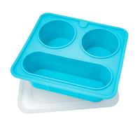 EXQIOUR Machine à glaçons robuste avec couvercle de verrouillage sécurisé, idéal pour recevoir des invités et mélanger des boissons rafraîchissantes, des fournitures de fête