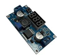 EXQIOUR Module convertisseur DCDC Step Up avec voltmètre LED bleue 2,5 A Tension de sortie Régulation Circuit imprimé Tension réglable Module d'alimentation