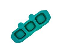 EXQIOUR Moules en silicone à 3 cavités faciles à démouler pour moulage de résine, savon, jouets, chocolat, pâtisserie