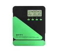 EXQIOUR MPPT Régulateur solaire 10 A à 60 A Courant de charge réglable pour batterie 12 V 24 V et panneau solaire avec compensation de température Régulateur de charge
