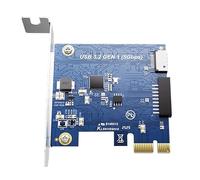EXQIOUR PCIE transmet à 20 broches de type e-mail pour améliorer l'organisation simple pour les éditeurs de vidéos amateurs et les postes de travail professionnels PCI-E Link permanent
