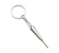 EXQIOUR Porte-clés robuste en alliage de zinc en forme de dent - Portable - Pour les professionnels dentaires et les cadeaux de clinique, souvenirs de conférence, Ruban adhésif pour outils de