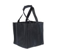EXQIOUR Sac de protection portable en tissu Oxford réutilisable pour bouteille de vin, sac à main réutilisable pour transporter des boissons, sac cadeau de vin réutilisable, 9 carrés, Taille unique