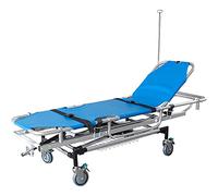 EXQST Civière D'ambulance Multifonction, Lit De Civière De Sauvetage d'urgence Pliant, Chariot De Civière Réglable pour Patients De Transport, Lit De Sauvetage Séparable en Alliage D'aluminium