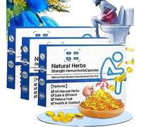 EXQST Heca Natural Herbal Strength Hemorrhoid Capsules Heca Capsules Capsules Naturelles de soulagement des hémorroïdes Soulagement Rapide de la Douleur ou de l'inconfort