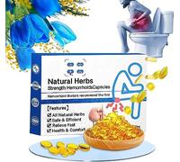 EXQST Heca Natural Herbal Strength Hemorrhoid Capsules Heca Capsules Capsules Naturelles de soulagement des hémorroïdes Soulagement Rapide de la Douleur ou de l'inconfort