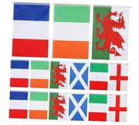 EXQUIMEUBLE 1 Ensemble Banderole de Décoration de Multinationale pour Bars Clubs Drapeaux Angleterre Écosse Pays