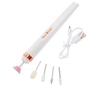 EXQUIMEUBLE 1 Ensemble Ponceuse Électrique à Ongles Portative de Machine Pédicure Design Têtes pour Élimination Ongles