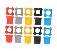 EXQUIMEUBLE 10 ensembles Anneaux Antidérapants Caoutchouc pour Microphone Sans Fil Protection Quatre Coins Accessoire Pratique pour Conférences Scènes et Interviews