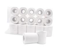 EXQUIMEUBLE 10 rouleaux Papier Toilette Petit Rouleau Couches Pâte de Écologique Doux et Épais pour et Usage Domestique sans Colorant Parfum Compatible Fosse Septique