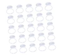 EXQUIMEUBLE 100pièces Colorant Cups Pour Extension De Cils Supports Pour Maquillage Professionnel Avec Design Fleur