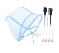 EXQUIMEUBLE 12pièces Bonnet Mèches Cheveux Réglable Pour Balayage Coiffure Avec Crochet Kit Accessoires Coloration Adapté Salon Et Maison