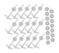 EXQUIMEUBLE 15ensembles Boulons à Ailettes Pour Cloisons Sèches Ancrages Muraux Raccords à Vis Écrous à Ailettes Pour Quincaillerie Et Volets Kit Complet Avec Boulons Et Inserts De Vis