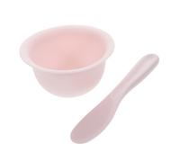 EXQUIMEUBLE 1ensemble Set De Bol Silicone Pour Masque Facial Kit Avec Spatule Et Cuillère Doseuse Outils De Soins Peau Pratiques Et Légers Pour Voyage Et Utilisation Quotidienne