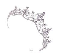 EXQUIMEUBLE 1Pièce Crown Hair Band Princess Crown Headband For Little For Birthday Parties Stage Performances And Daily Dress Decor