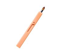 EXQUIMEUBLE 1pièce Pinceau à Lèvres Rétractable Portable Orange Chaud Outil de Maquillage Polyvalent pour Salon et Voyage