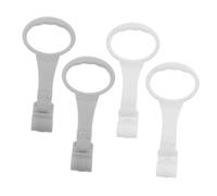 EXQUIMEUBLE 2 paires Anneaux de Tirage Garçon Fille pour Lit Parc Portable et Léger Anneaux de Soutien pour Apprentissage Marche Sécurisés avec Bords Arrondis Aide à Équilibre pour Garçon