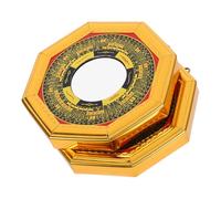 EXQUIMEUBLE 2 Pièces Miroir Bagua Feng Shui Protection Énergétique Négativité Décoration Traditionnelle Chinoise pour Bureau et Maison