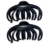 EXQUIMEUBLE 2 pièces Pince à Cheveux Rétro Acétate Grands Clips à Mâchoire Design Français Élégants et Adaptés Aux Cheveux Longs et Épais Parfaits pour Coiffage Occasions Spéciales