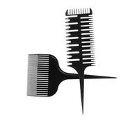 EXQUIMEUBLE 2 Pièces S Peignes de Coloration pour Coiffeurs à Queue Séparation pour Stylisation Outil Pratique pour Barbiers et Coiffeurs