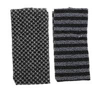 EXQUIMEUBLE 2 Pièces Serviettes De Douche Pour Exfoliation De La Peau Lingettes Nettoyantes Pour Bain Serviettes De Bain Pour Gommage Lot