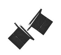 EXQUIMEUBLE 2 Pièces Tablier Coiffeur Noir Ceinture Outils de Barbier pour Salon de Beauté