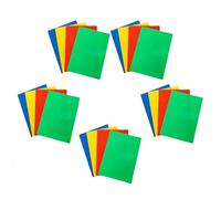 EXQUIMEUBLE 20 Pièces Tapis D'écriture de Bureau A5 en PP, Planche à Écrire pour Étudiants, Bords Arrondis, Léger, Prise en Main Facile, pour Étudier et Travailler Couleur Couleur Aléatoire