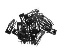 EXQUIMEUBLE 20pièces Lot De Barrettes Métalliques Noires Pour Femmes Et Filles Pinces à Cheveux Antidérapantes Pour Maîtriser Les Mèches Rebelles Accessoires De Coiffure Durables Pour Usage Qu