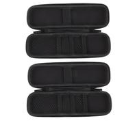 EXQUIMEUBLE 2pièces Étui De Voyage Électrique pour Brosse à Dents Housse Rigide avec Poche Maille Rangement pour Brosse Et Dentifrice Et Ventilée pour Voyages