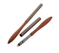 EXQUIMEUBLE 2pièces Pinceaux De Nail Art Bois Pour Peinture Et Estompage Outils De Manucure Professionnels Pour Salon Et Usage Domestique Pour Créations Précises Et Détails Fins