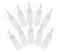 EXQUIMEUBLE 30 pièces Lot de Flacons Applicateurs à Pointe Fine Bouteilles de Précision pour Colle Huile Lubrifiante et Liquide Flacons Souples Faciles à Presser pour Travaux Minutieux