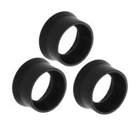 EXQUIMEUBLE 3pièces Cache-oculaires Caoutchouc Souple pour Oculaire Binoculaire Protège-œilletons Anti-poussière et Anti-lumière pour Télescopes Microscopes et Jumelles Accessoire Optique