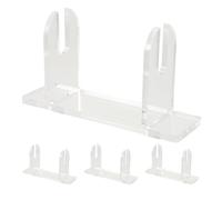 EXQUIMEUBLE 4 Pièces Support en Acrylique Léger et Polyvalent pour Éventails Pliants Japonerie et Chinois, Élégant et Adapté la Décoration de Bureau ou Commerce