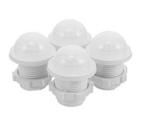 EXQUIMEUBLE 4pcs Cache Plastique Détecteur de Mouvement Blanc, Coque de Capteur du Corps Humain en Plastique Léger et Résistant à Haute Température, pour Bureau Intérieur