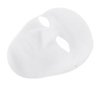 EXQUIMEUBLE 6 Pièces Masque Vierge DIY Blanc en Pâte à Papier | Peindre, Usage Visage et Cosplay, Activité Créative pour Parents, Garçon Fille et Organisateurs de Fête