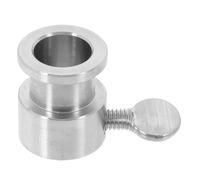 EXQUIMEUBLE Bague de rotisserie pour Barbecue, Accessoires de Bague de lestage en Acier Inoxydable, Douille de Grille, Bloc de Limite, 1 pièce, pour Rotation Fluide en grillade