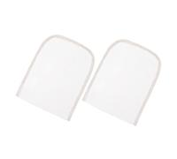 EXQUIMEUBLE Base De Postiche En Dentelle Frontale Lot De 2 Pièces 4x4 Cm Filet Respirant Marron Foncé Pour Accessoire Postiche Coiffure Fabrication Professionnelle