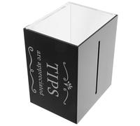 EXQUIMEUBLE Boîte à Dons Verrouillable pour Collecte Boîte à Suggestions Urne de Tirage Au Sort Conteneur de Stockage Multifonctionnel Ample Design Transparent