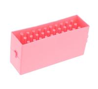 EXQUIMEUBLE Boîte De Rangement Pour Forets à Ongles Avec Compartiments Support Organisateur Compact Pour Outils De Manucure Et Fournitures De Nail Art