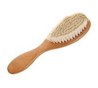 EXQUIMEUBLE Brosse à Cheveux En Bois Pour Garçon Et Filles 1 Pièce En Laine Douce Réglable Peigne De Bain Confortable Pour Et Tout-petits Nettoie Cuir Chevelu En